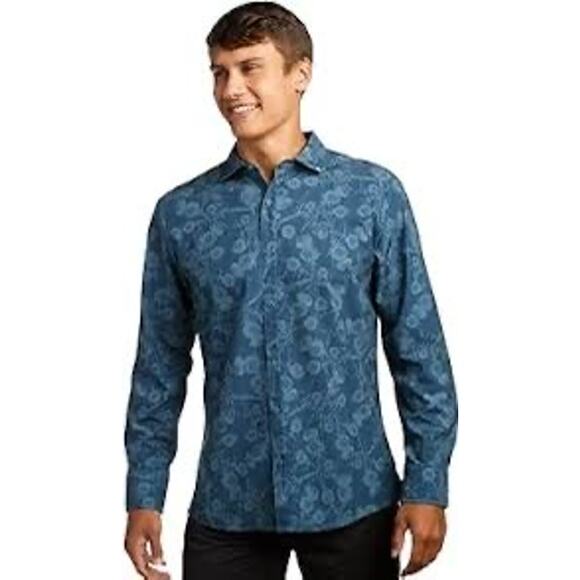 William Murray Long Sleeve Golf Button Up Shirt - Size XL - Picture 1 of 6